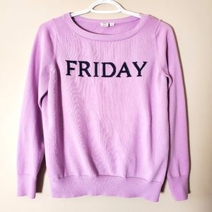 Gap Friday lavender sweater - Size M
